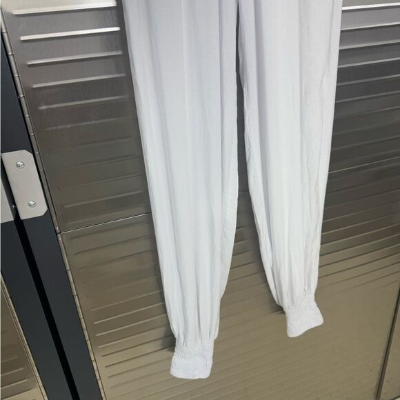 Skemo Basics Loungewear Jogger White Elastic Pants XS - Picture 6 of 8